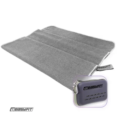 Спортивний рушник EasyFit RoyalWing 140х60 см з мікрофібри + кейс - Robinzon.ua