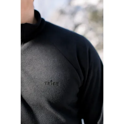 Толстовка флисовая Tribe Fleece Jacket Half Zip T-KJ-0012-black, 56. - Robinzon.ua