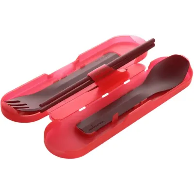 Набор столовых приборов Humangear GoBites Quattro. Red - Robinzon.ua