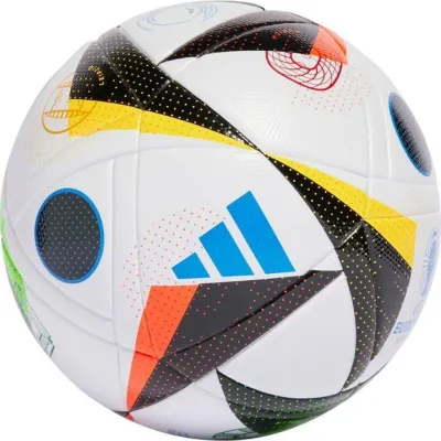 М'яч футбольний Adidas Euro24 Fussballiebe League IN9367 розмір 5, біло-чорний - Robinzon.ua