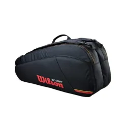 Теннисный чехол Wilson PRO STAFF CLASSIC 6PK RACKET BAG Черный 72 × 24 × 34 (WR8051801001) - Robinzon.ua