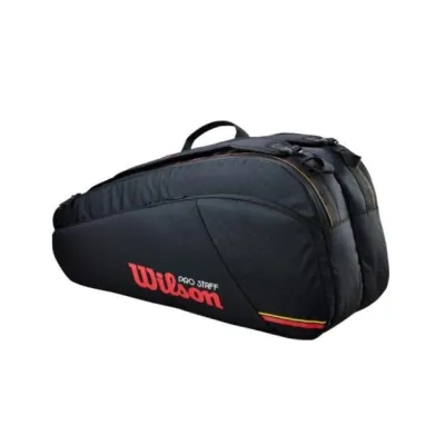 Теннисный чехол Wilson PRO STAFF CLASSIC 6PK RACKET BAG Черный 72 × 24 × 34 (WR8051801001) - Robinzon.ua