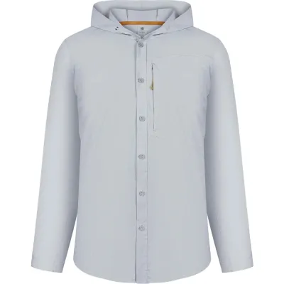 Рубашка мужская Turbat Maya Hood Travel Mns L серый 012.004.6005 - Robinzon.ua