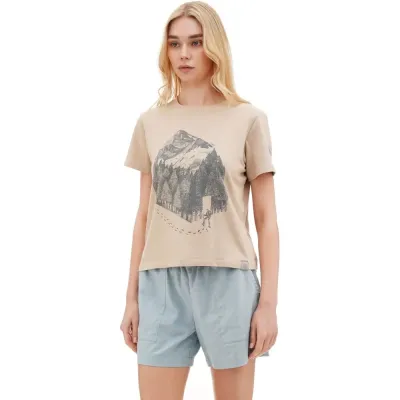 Футболка женская Turbat Home Wmn XS бежевый 012.004.4966 - Robinzon.ua