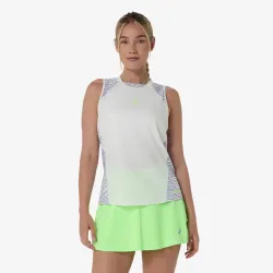 Женская теннисная майка Asics PADEL COURT ALL OVER PRINT TANK Кремовый S (2042A417-400 S) - Robinzon.ua