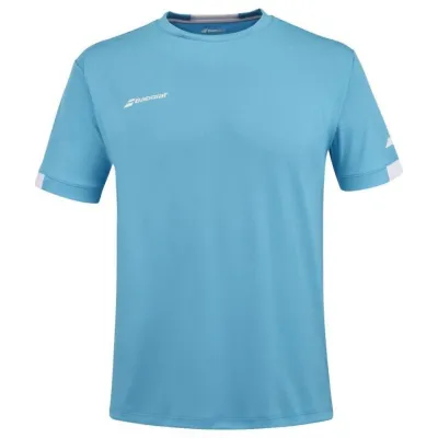 Детская футболка Babolat PLAY CREW NECK TEE BOY CYAN Голубой 128-140 (3BP2011-4124 128-140) - Robinzon.ua