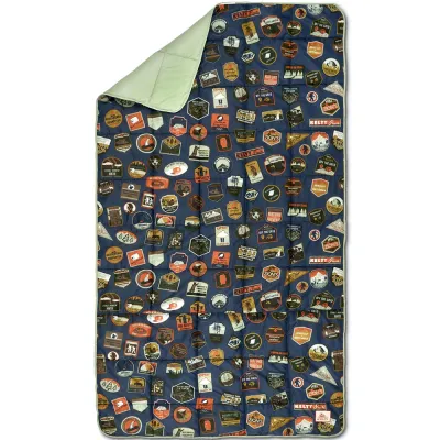 Kelty одеяло Bestie Blanket laurel green-patches - Robinzon.ua