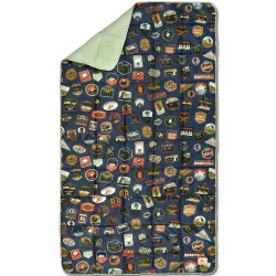 Kelty одеяло Bestie Blanket laurel green-patches - Robinzon.ua