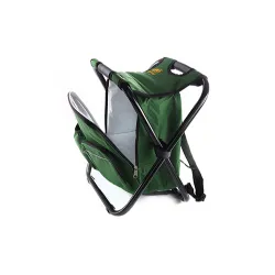 Стул раскладной без спинки (стальной каркас) с термосумкой-рюкзаком Ø19мм 28х35х43см СИЛА Стул раскладной без спинки (стальной каркас) с термосумкой-рюкзаком Ø19мм 28х35х43см СИЛА - Robinzon.ua