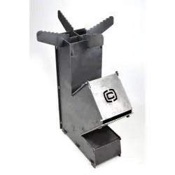 Турбо-печь раскладная, с чехлом 280х130х500мм 3мм СИЛА - Robinzon.ua