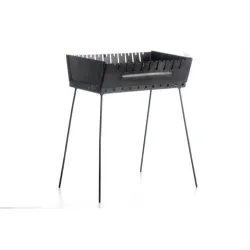 Мангал раскладной (кейс) толщина 2мм на 10 шампуров с чехлом и перчатками СИЛА - Robinzon.ua