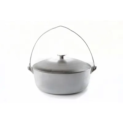 Котел алюмінієвий з кришкою та дужкою 255мм 4л СИЛА - Robinzon.ua