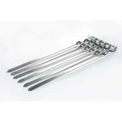 Шампур для люля-кебаб из нержавеющей стали 560х20х3мм СИЛА - Robinzon.ua