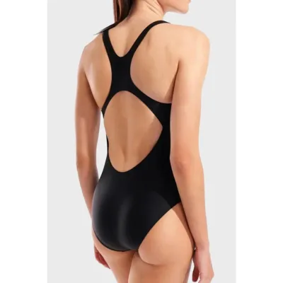 Купальник закритий для жінок Arena STRIPEFLO SWIMSUIT SWIM PRO BA Чорний, Білий 38 (011175-551 38) - Robinzon.ua