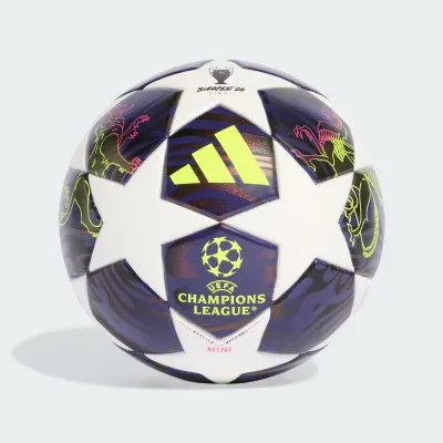 М'яч футбольний Adidas UCL MINI F Білий, Темно-фіолетовий 1 (JX9099 1) - Robinzon.ua