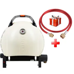 КОМПЛЕКТ Портативный переносной газовый гриль O-GRILL 900, кремовый + шланг в подарок! КОМПЛЕКТ Портативный переносной газовый гриль O-GRILL 900, кремовый + шланг в подарок! - Robinzon.ua
