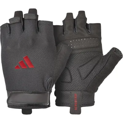 Чоловічі рукавички для тренінгу Adidas Essential Training Gloves Чорний, Червоний L (ADGB-15003RD L) - Robinzon.ua