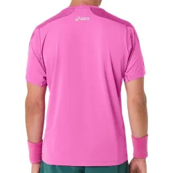 Чоловіча Футболка Asics MATCH JACQUARD SS TOP Рожевий M (2041A391-700 M) - Robinzon.ua