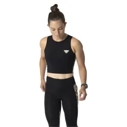 Майка женская Dynafit TRAIL CROP TOP W 71903 0912 - M - черный/коричневый - Robinzon.ua