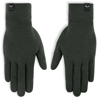 Рукавиці Salewa CRISTALLO LINER GLOVES 28214 5280 - L - темно-оливковий - Robinzon.ua