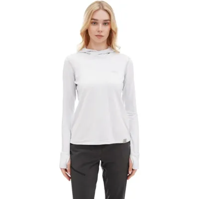 Термофутболка женская Turbat Hike Lite LS Hood Wmn glacier gray - S - серый - Robinzon.ua