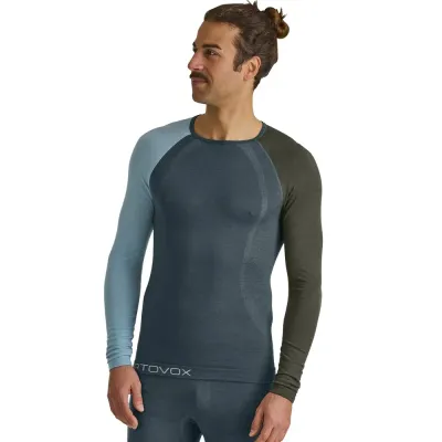 Термофутболка мужская Ortovox 120 COMP LIGHT LONG SLEEVE M dark arctic grey - XL - серый - Robinzon.ua