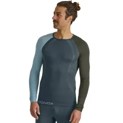 Термофутболка мужская Ortovox 120 COMP LIGHT LONG SLEEVE M dark arctic grey - XL - серый - Robinzon.ua