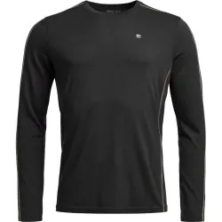 Термофутболка мужская Ortovox 185 ROCK'N'WOOL LONG SLEEVE M black raven - L - черный - Robinzon.ua