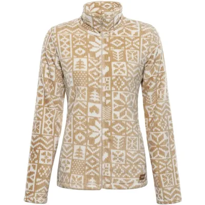 Флис женский Alpine Pro EFLINA LSWF357 010PA - XS - бежевый - Robinzon.ua