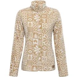 Флис женский Alpine Pro EFLINA LSWF357 010PA - XS - бежевый - Robinzon.ua