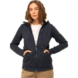 Фліс жіночий Turbat Dreamer Hood Wmn indian teal - XS - темно-синій меланж - Robinzon.ua