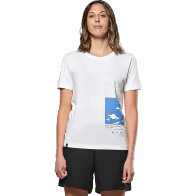 Футболка женская Salewa EAGLE COVER T-SHIRT W 29103 0060 - 38/32 - белый - Robinzon.ua
