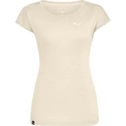 Футболка женская Salewa PUEZ MELANGE DRY W S/S TEE 26538 7266 - 38/32 - бежевый - Robinzon.ua