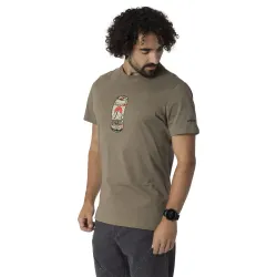 Футболка чоловіча Dynafit GRAPHIC CO M S/S TEE 70998 5492 - 46/S - коричневий - Robinzon.ua