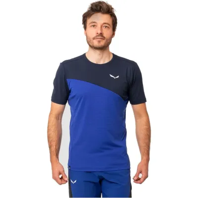 Футболка мужская Salewa PUEZ SPORTY DRY M T-SHIRT 28632 5280 - 48/M - оливковый - Robinzon.ua