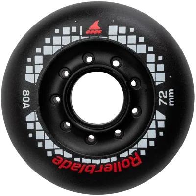 Rollerblade колеса Wheels 72/80A Apex black - Robinzon.ua