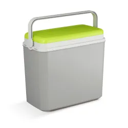 Изотермический контейнер Adriatic 24 л, серый с салатовым - Robinzon.ua