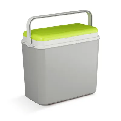 Изотермический контейнер Adriatic 24 л, серый с салатовым - Robinzon.ua