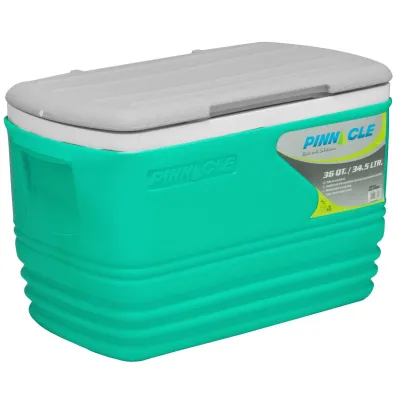Изотермический контейнер Pinnacle Eskimo 34,5 л, бирюзовый - Robinzon.ua