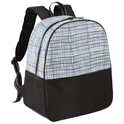 Изотермическая сумка-рюкзак Time Eco TE-3025, 25 л, белый принт полоска - Robinzon.ua