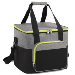 Сумка-холодильник Time Eco TE-320S, 20 л, серая с черным - Robinzon.ua