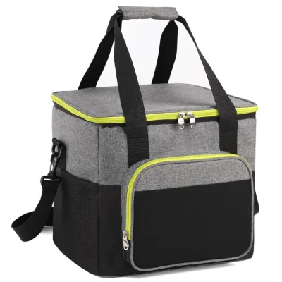 Сумка-холодильник Time Eco TE-320S, 20 л, серая с черным - Robinzon.ua