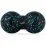 Масажний м'яч подвійний PowerPlay PP-4352 Epp foam peanut ball (d8*16cm.) Чорно/Блакитний - Robinzon.ua
