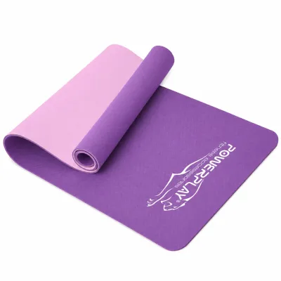 Килимок для йоги та фітнесу PowerPlay 4150 TPE Premium Performance Mat Фіолетовий (183x61x0.6 см.) - Robinzon.ua
