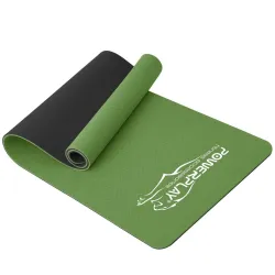 Килимок для йоги та фітнесу PowerPlay 4150 TPE Premium Performance Mat Зелений (183x61x0.6 см.) - Robinzon.ua