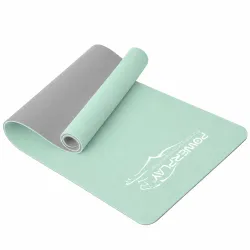 Килимок для йоги та фітнесу PowerPlay 4150 TPE Premium Performance Mat М'ятний (183x61x0.6 см.) - Robinzon.ua
