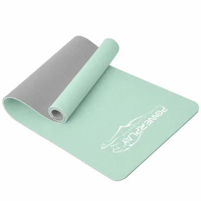 Килимок для йоги та фітнесу PowerPlay 4150 TPE Premium Performance Mat М'ятний (183x61x0.6 см.) - Robinzon.ua