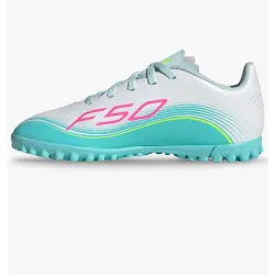 Сороконіжки дитячі Adidas F50 MESSI CLUB TF J Білий, Бірюзовий 32 (JQ0949 32) Сороконіжки дитячі Adidas F50 MESSI CLUB TF J Білий, Бірюзовий 32 (JQ0949 32) - Robinzon.ua