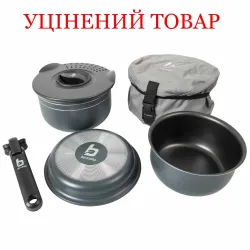 Набор посуды Bo-Camp Trekking 5 Pieces Anthracite (2300351)_Discounted - Robinzon.ua