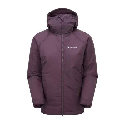 Куртка жіноча MONTANE Fortes XT Hoodie W - XS бордовий - Robinzon.ua